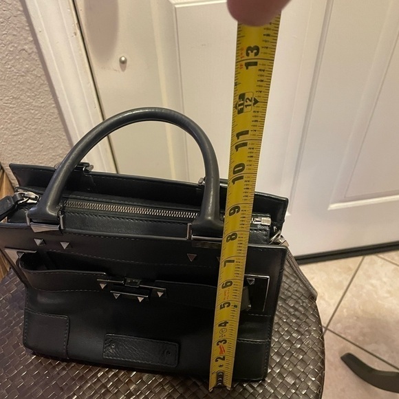 Authenticated Valentino Rockstud Mini Top Handle Bag - Picture 8 of 12